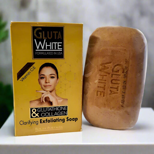 Gluta White Glutathione & Collagen Exfoliating Soap 180g