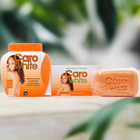 Caro White Cream 16.9oz + Soap 6.3oz) - Hajar Entreprises