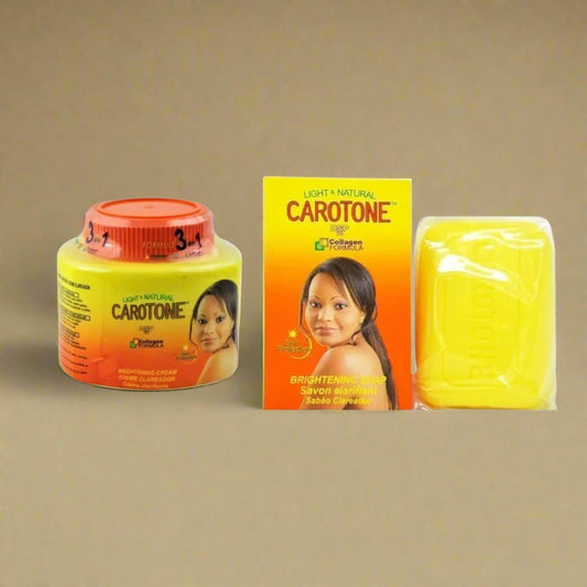 Carotone Cream 11.1oz + Soap 6.7oz. - Hajar Entreprises